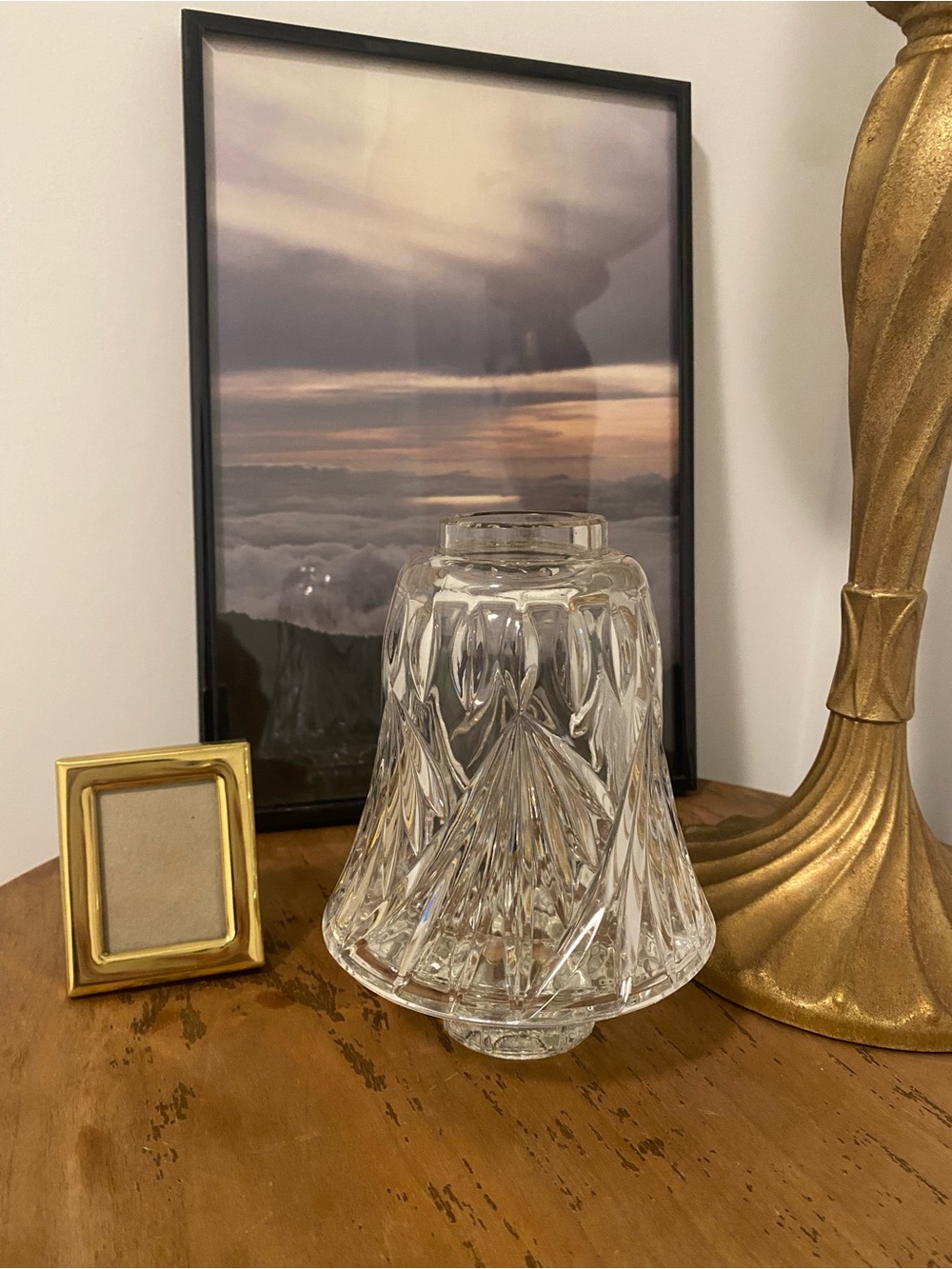 Stunning Fairy Lamp INSPRIRED crystal glass candle lamp/ holder